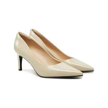 Dámské lodičky Lodičky Calvin Klein Heel Pump 70 - Brush L HW0HW02446 Béžová 37