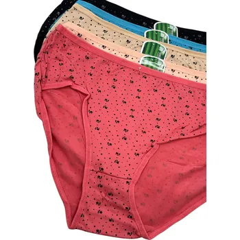 Dámské spodní prádlo Timanni Dámské kalhotky 3x kusy vícebarevné 03 Barva: Černá, Velikost: L-XL