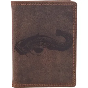 Peněženka Mercucio Dokladovka Světlehnědá Vzor 6 Sumec Celý