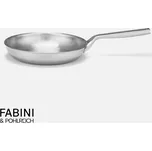 Pánev FABINI & Pohlreich, ø 26 cm - Nerezová beznýtová pánev z pětivrstvé nerezové oceli bez poklice
