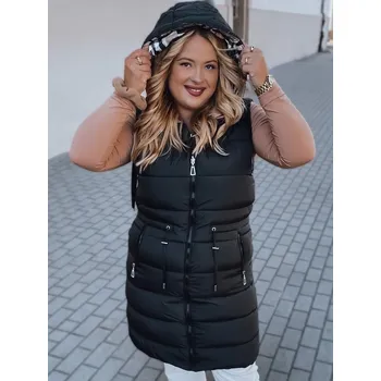 Dámská vesta Dámská vesta DSTREET KERIS ČERNÁ 5XL