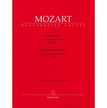 W.A. Mozart: Concerto In C Minor K.491 (noty na čtyřruční klavír)