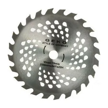 Pilový kotouč Kotouč pilový vidiový s otvory, 230x22x24T GEKO