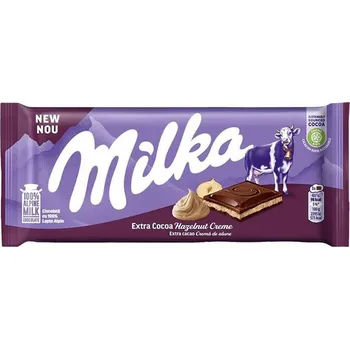 Čokoláda Milka extra kakao cream de alune 85g