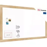 Allboards Magnetická tabule PREMIUM 200x120 cm v rámu v barvě dubu, MP2012OAK