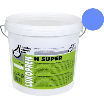stavební silikon LUKOPREN N SUPER modrý kbelík 5 kg