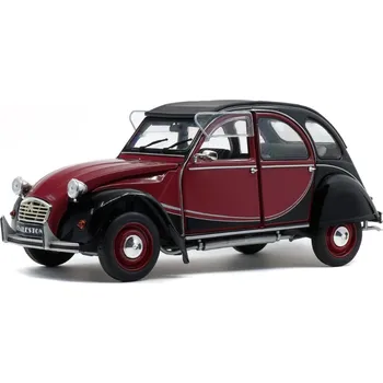 Hračka Citroen 2CV6 Charleston 1982 červená-černá 1:18 Solido