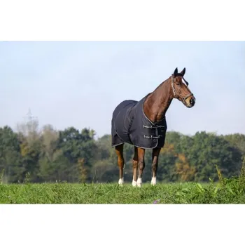 Deka pro koně Lehká stájová deka RIDING WORLD Shiny black 135cm