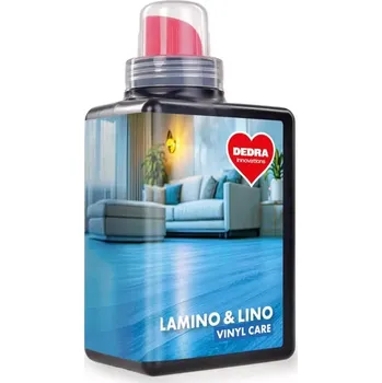 Čistič podlahy DEDRA LAMINO & LINO VINYL CARE 500 ml, 25 mytí (prostředek na plovoucí, laminátové podlahy, vinyl a linolea)