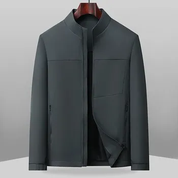 Pánská softshellová bunda Best Fashion Pánská lehká bunda pro každodenní nošení Barva: Zelená, Velikost: 3XL