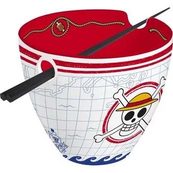 ABYstyle One Piece ABYBOL081 ramen miska a hůlky 370 ml Monkey D. Luffy
