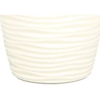 Obal na květináč Obal na květináč SAHARA PETIT plast béžová 23cm