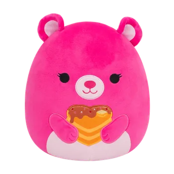 plyšák SQUISHMALLOWS Růžový medvěd - Delia