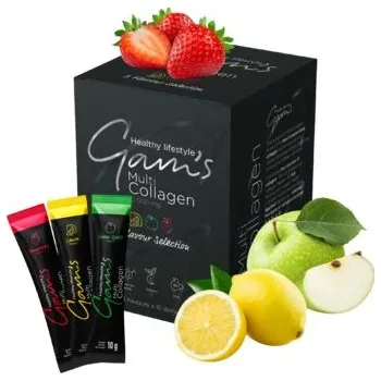Kloubní výživa Gam's MultiCollagen Mix 3 Příchutě 300g