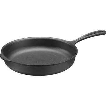 Pánev Skeppshult celo-litinová pánev 25cm s madlem 2250J, švédská (Skeppshult 2250J Celo-litinová pánvička s madlem na sporák, do trouby i grilu, průměr 25,5 cm)