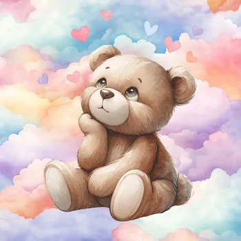 Panel - Teplákovina - Medvídek v oblacích