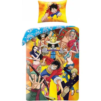 Povlečení Halantex Povlečení - One Piece (OP-2764BL) 140x200, 70x90 (100% Polyester)