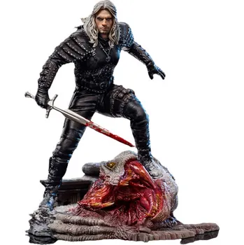 Figurka IRON STUDIOS - Soška Zaklínač - Geralt of Rivia BDS Art Scale Statue 1/10 20 cm