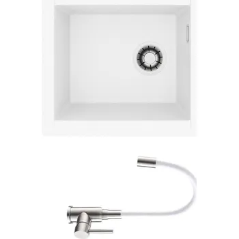 Granitový dřez ALVEUS SET PURE-G 50 A10 PRAVÝ + BATERIE MINTAS/11 BRS