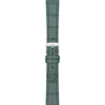 Kožený řemínek na hodinky 12 mm šedý