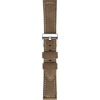 Řemínek na hodinky Kožený řemínek na hodinky 20 mm hnědý