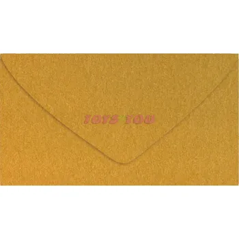Kancelářské potřeby Dopisní obálka 5550386 metallic 120g DL 110x220mm - zlatá