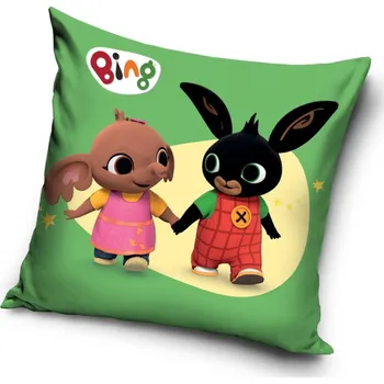 Dekorativní polštářek Carobotex Polštářek Zajíček Bing a Sula 40x40 cm