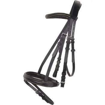 Sport Uzdečka HKM Lou s anglickým nánosníkem black FULL