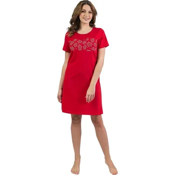Dámská noční košile Noční košile REGINA 148 červená XL 0