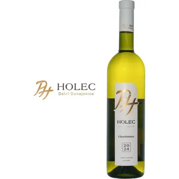 Chardonnay 2024, výběr z hroznů, Víno Holec, polosladké