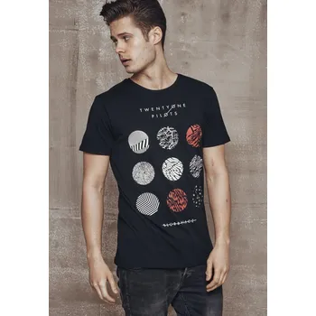 Tričko Urban Classics Twenty One Pilots Pattern Circles Tee L