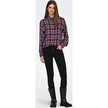 Dámská košile Košile ONLY Lila/ Schwarz 5593973 XS
