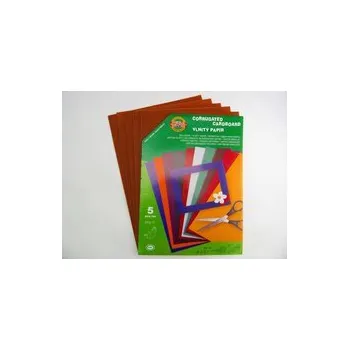 Vlnitý papír - hnědý