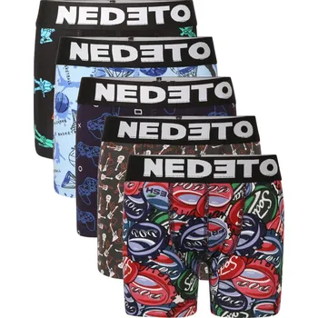 Chlapecké spodní prádlo 5PACK dětské boxerky Nedeto vícebarevné (5NBDV4) 12-14 let Možnost vrácení zboží ZDARMA do 120 dnů!