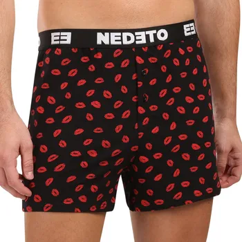 Trenýrky Pánské trenky Nedeto Kiss vícebarevné (1NGVL01) M Možnost vrácení zboží ZDARMA do 120 dnů!