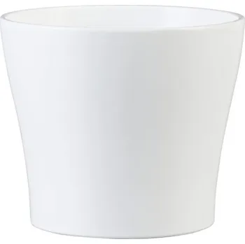 Obal na květináč Obal na květináč keramický PANNA B 808 bílý 27cm