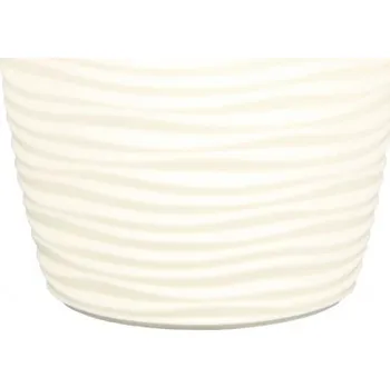 Pěstitelství Obal na květináč SAHARA PETIT plast béžová 17cm