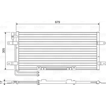 Výparník klimatizace Kondenzátor, klimatizace VALEO 814079