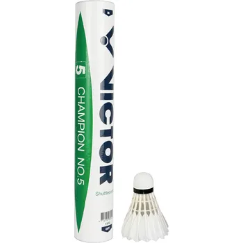 Badmintonový košíček Badmintonové míče Victor Champion Nr. 5 (turnajové míče)