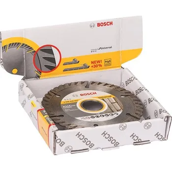 Brusný kotouč BOSCH Diamantový dělicí kotouč Standard for Universal 115 × 22,23 (balení 10 ks) 2.608.615.058