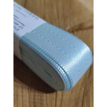 Stuha Dekorační stuha vzhled keprovka šíře 25 mm barva bledě modrá