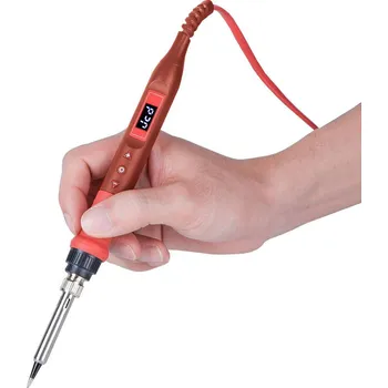 Páječka Pájecí pero JCD-908U 80W s digitálním termostatem červené (180-500°C)