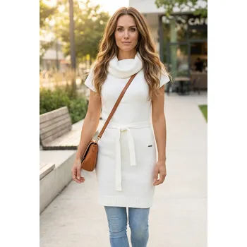 Dámské šaty Dámské šaty KIXMI ORLANTHA BÍLÁ XL