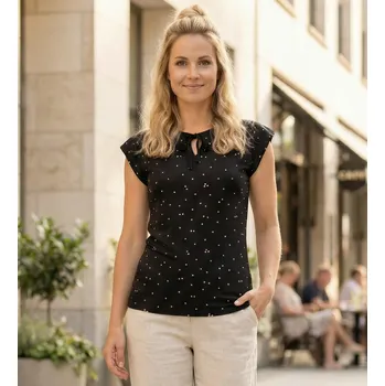 Dámské tričko Dámské triko ALTISPORT CAMILA ČERNÁ S