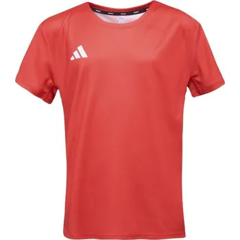 Dámské běžecké tričko adidas CU RUN TEE SB W XS Červená, Bílá