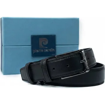 Opasek Pánský kožený opasek Pierre Cardin 2509 NERO
