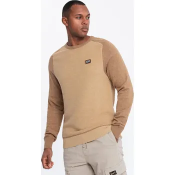 Pánský svetr Pánský svetr OMBRE OM-SWSW-0121 BROWN M