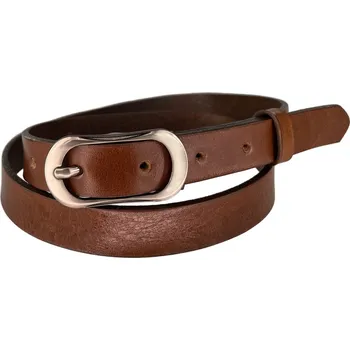 Opasek PENNY BELTS Kožený opasek 20-185-48 hnědý - 105 cm