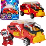 Spin Master Sada figurek PAW Patrol The Movie 2 Marshall, vozidlo, červené auto, hasičské auto, světlo, zvuk