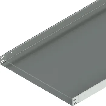 Stavebniny KOPOS KOLÍN KOPOS Žlab KZIN 60X600X1.25_S, JUPITER, s integrovanou spojkou, pozink-Sendzimir, délka 3m KZIN 60X600X1.25_S